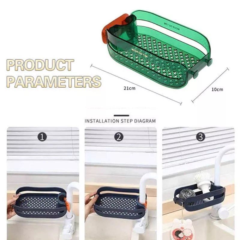 Detachable Hanging Faucet Drain Rack