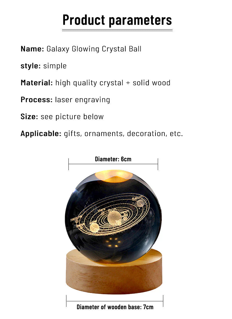 Crystal Ball Night Lamp