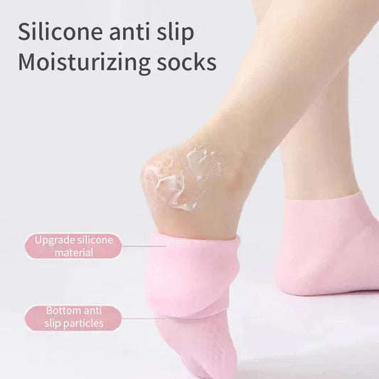 Silicon Moisturizing Gel Socks