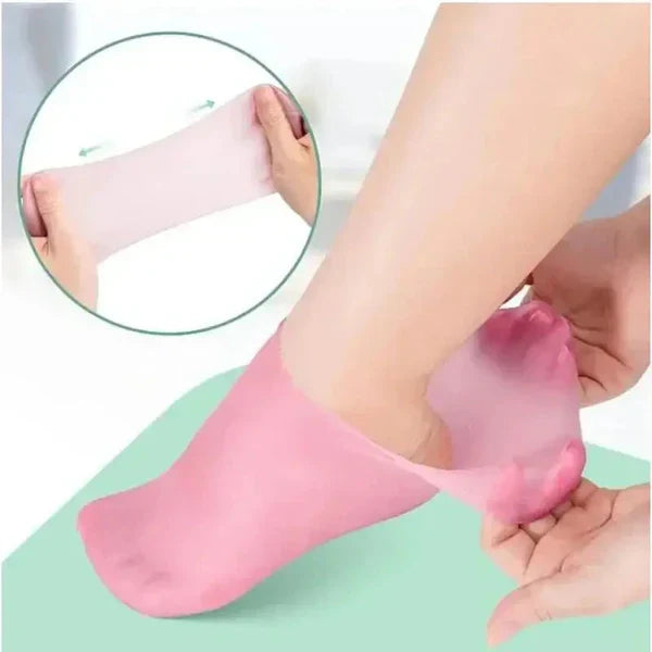 Silicon Moisturizing Gel Socks